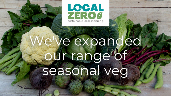 We've extended our range of local seasonal vegetables