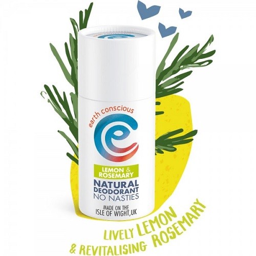Earth Conscious Deodorant Stick - Lemon & Rosemary (vegan)
