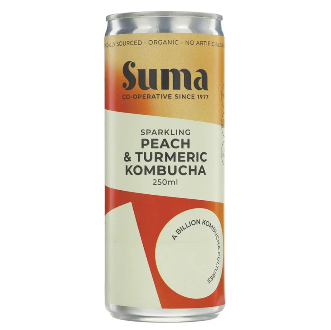 Suma Peach and Turmeric Kombucha