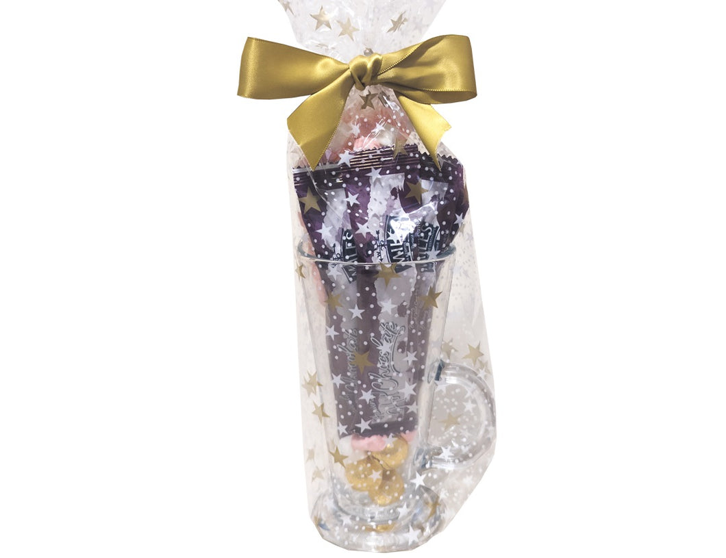 Miles Latte Glass & Hot Chocolate Gift Set