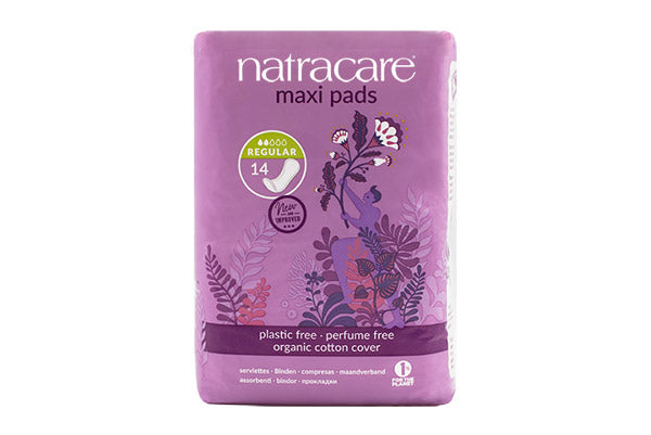 Natracare Maxi Pads - Regular (14 pack)