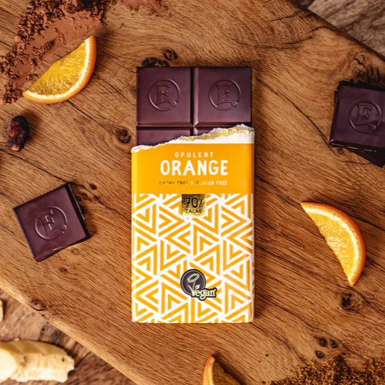 Enjoy! Orange 70% Chocolate Bar