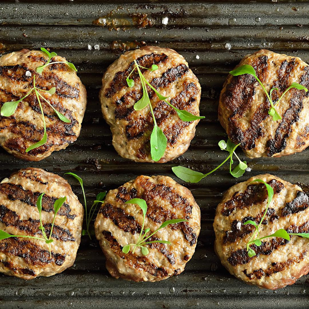 Chunky Hampshire Lamb & Mint Burgers