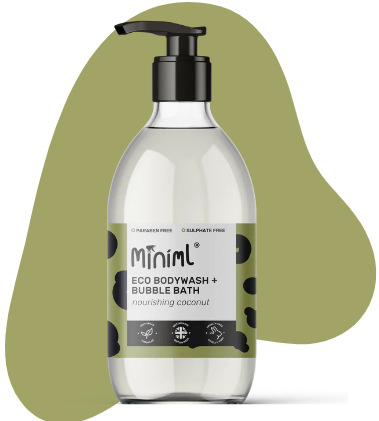 Miniml Body Wash and Bubble Bath Nourishing Coconut Local Zero