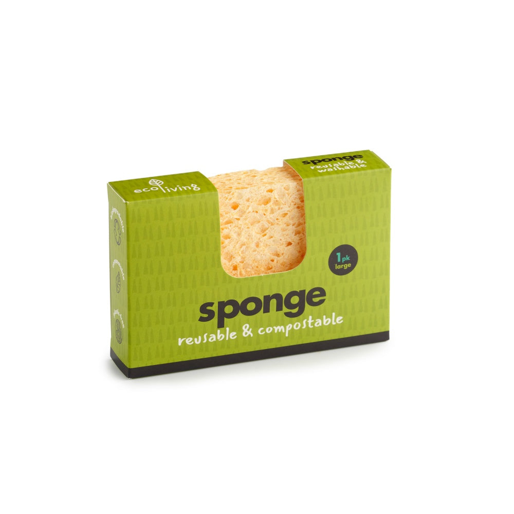 ecoLiving Compostable UK Sponge - 2 pack